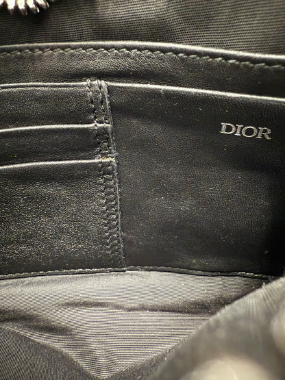 Dior Double Zip Oblique Crossbody Pouch