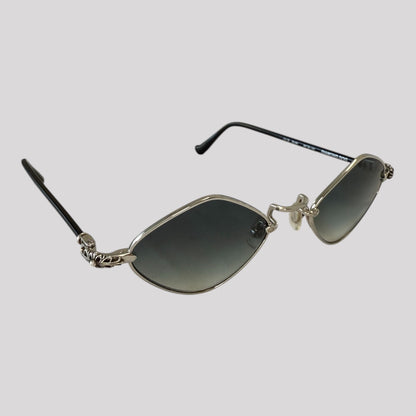 Chrome Hearts Diamond Dog Round Sunglasses