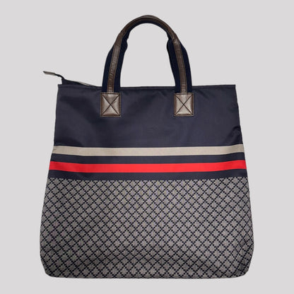 Gucci Nylon Diamante Web Tote Bag