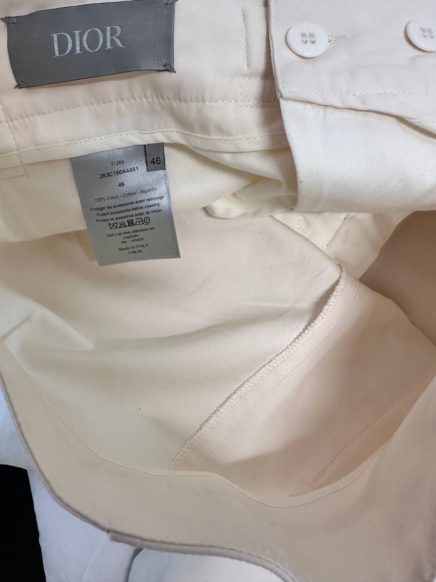 Dior Buckle Cargo Shorts