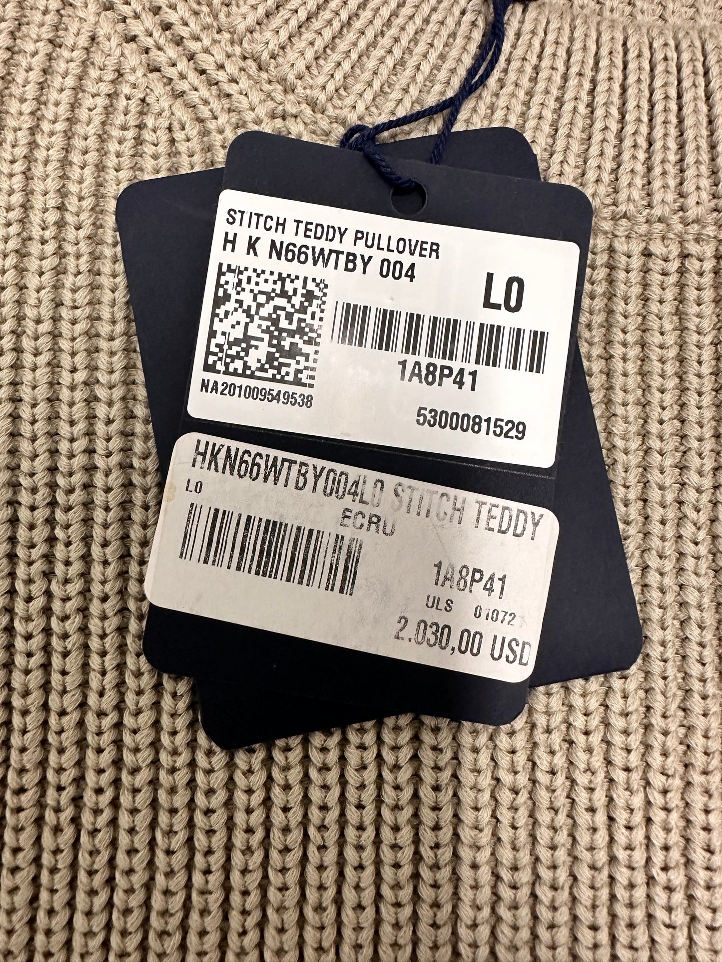 Louis Vuitton Virgil Knit Toy Bear Sweater