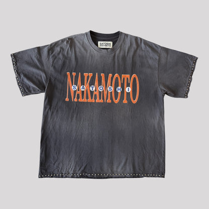 Satoshi Nakamoto Gameshow Studded T-Shirt