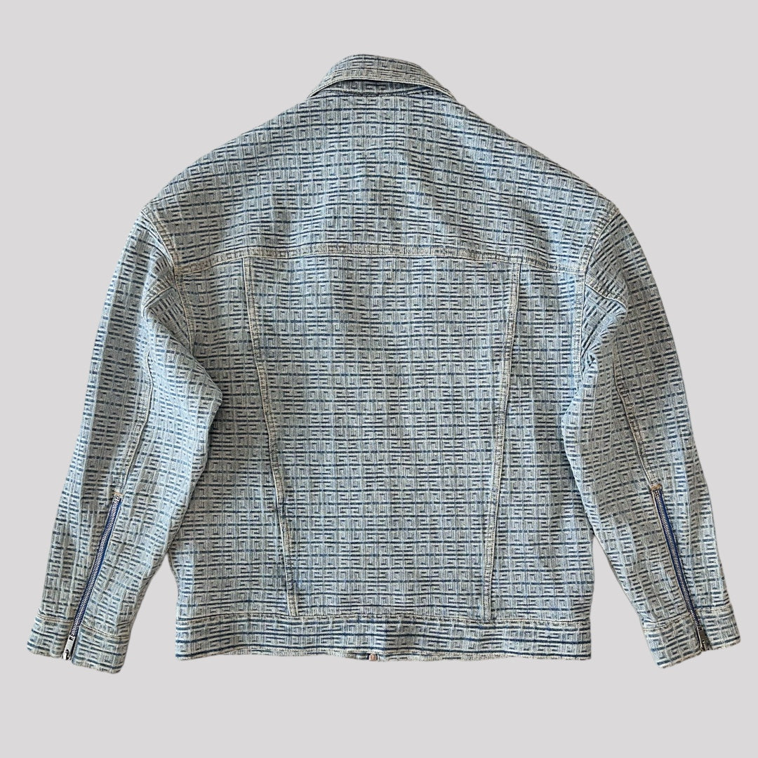 Givenchy 4G Embossed Denim Jacket