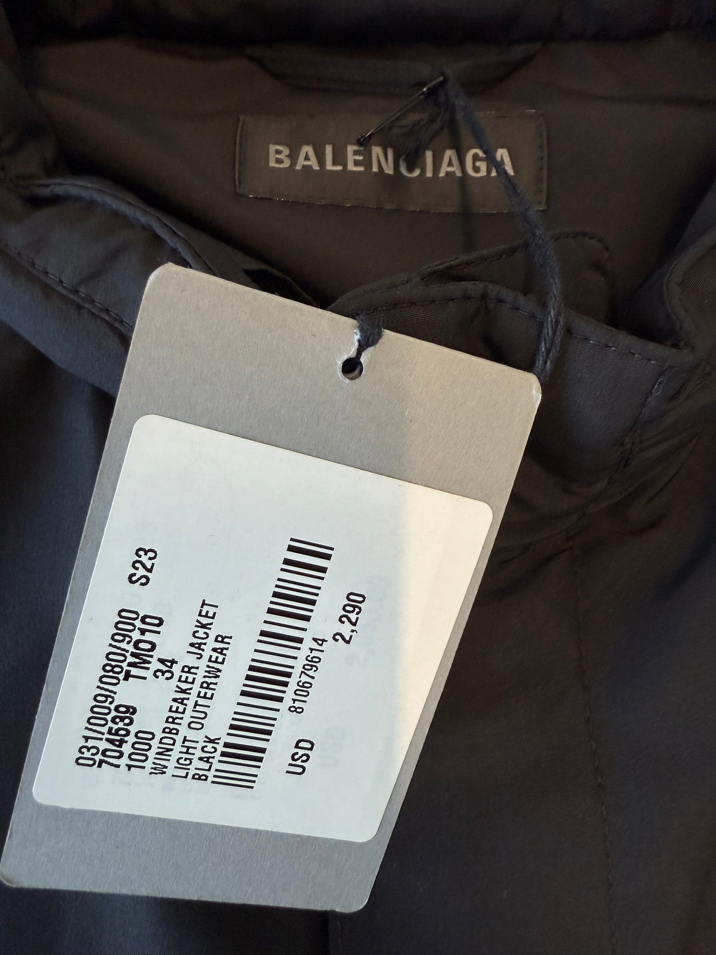 Balenciaga BB Logo Coach Jacket