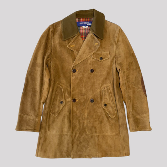 Comme Des Garçons Archive Suede Trench Coat Rico Love