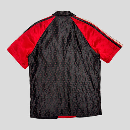 Gucci Satin Panther Applique Bowling Shirt