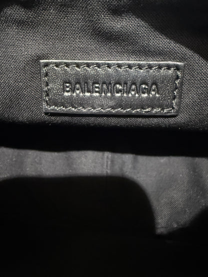 Balenciaga Le Cagole XS Shoulder Leopard Metallized Bag