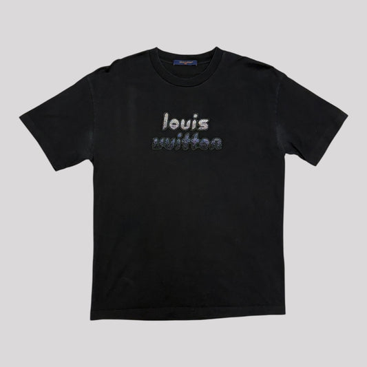 Louis Vuitton Bead-Embroidered Cotton T-Shirt