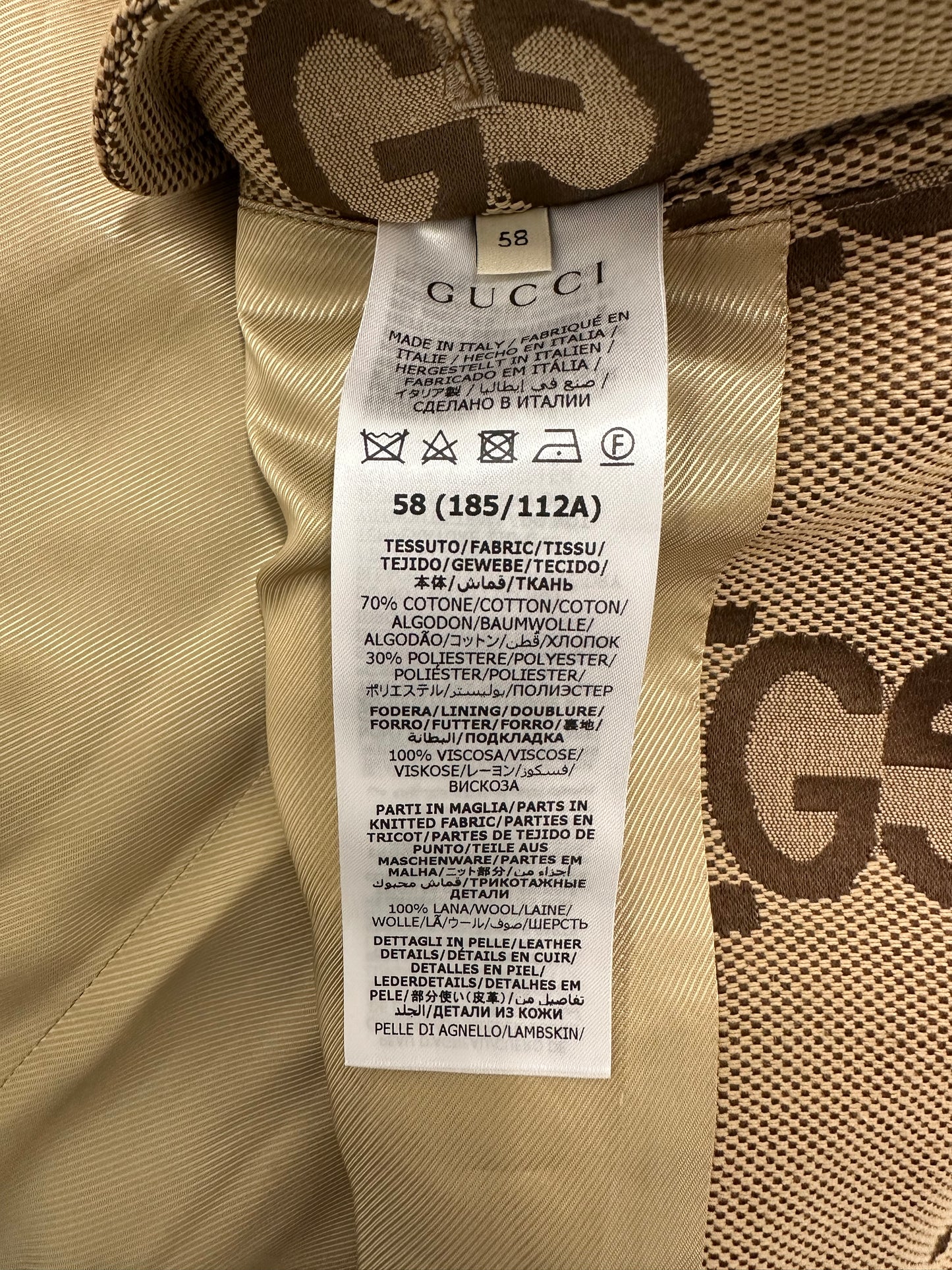 Gucci Jumbo GG Canvas Jacket