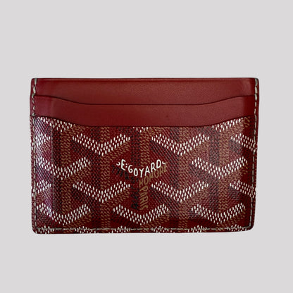 Goyard Saint Sulpice Red Card Holder