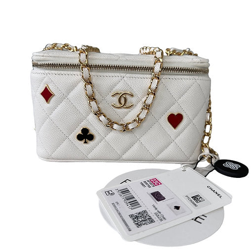 Chanel Coco Casino Small Vanity Caviar Bag