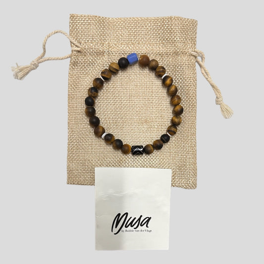 Musa By Boobie Van Der Vlugt Tiger Eye Bracelet