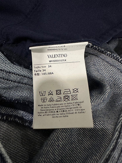 Valentino Split Denim Tapered Jeans