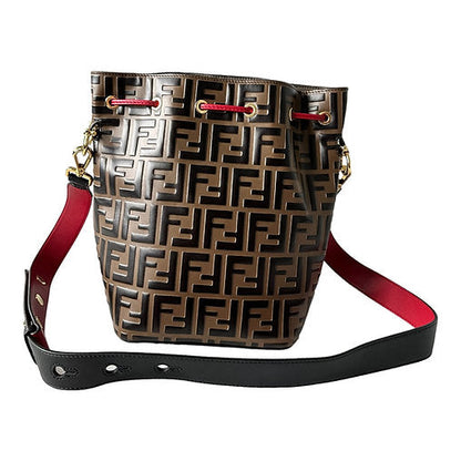 Fendi FF Embossed Mon Tresor Bucket Bag