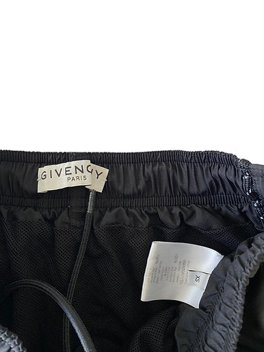 Givenchy Long Zip Logo Swim Shorts