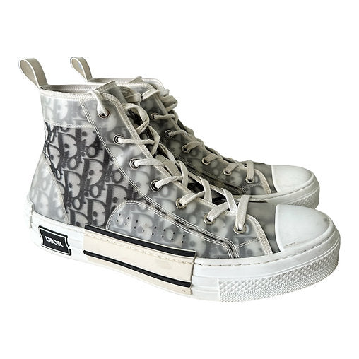 Dior B23 Oblique Canvas High Top Sneakers