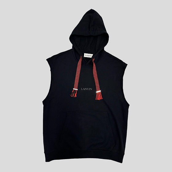 Lanvin Sleeveless Printed Hoodie