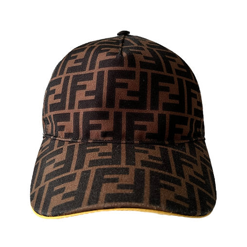 Fendi FF Monogram Canvas Baseball Cap