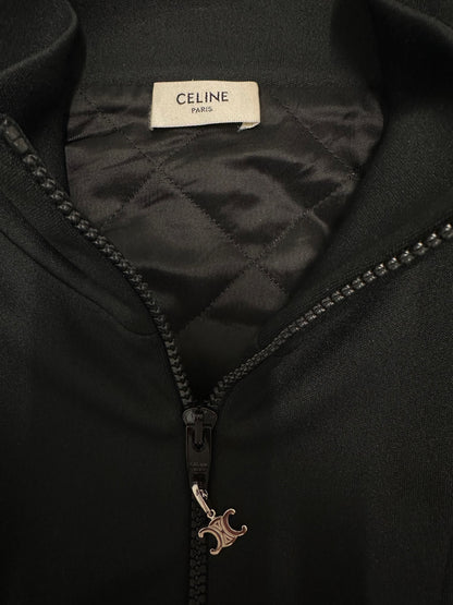 Celine Zebra Patterns Bomber Jacket