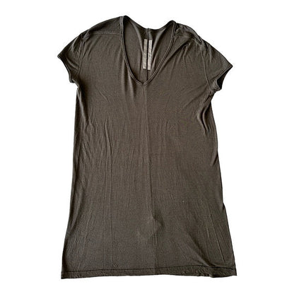 Rick Owens “Forever” Viscose V Neck Relaxed Tee