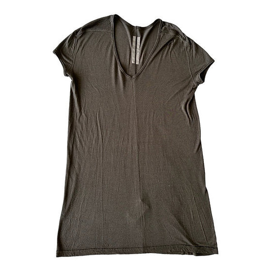 Rick Ownes “Forever” Viscose V Neck Relaxed Tee