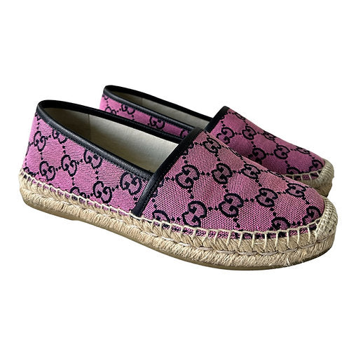 Gucci GG Pink Monogram Espadrille