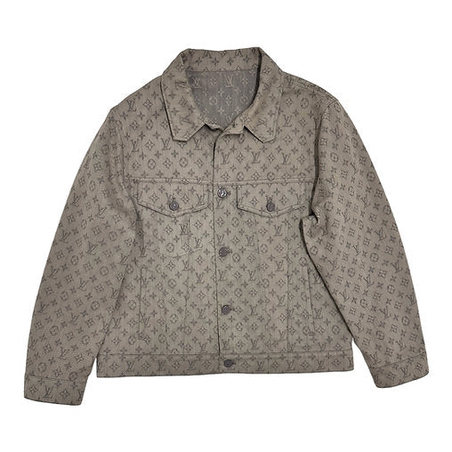 Louis Vuitton Grey Monogram Denim Jacket