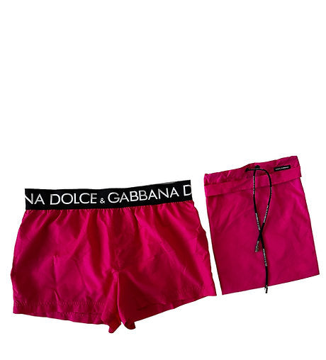 Dolce & Gabbana Swim Trunks W Strech Waistband