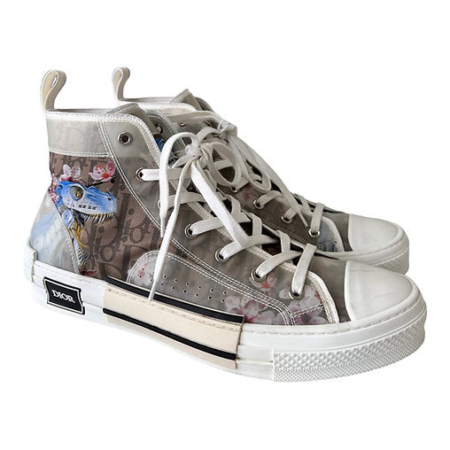 Dior B23 Canvas Sorayama Dinosaur Sneakers