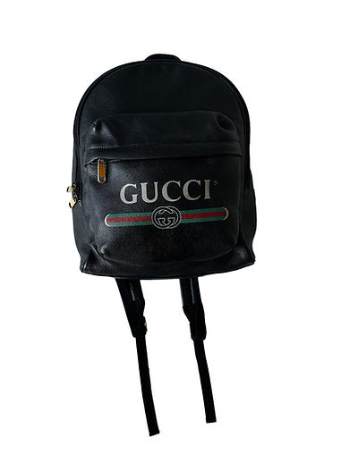 Gucci Calfskin Vintage Logo Backpack