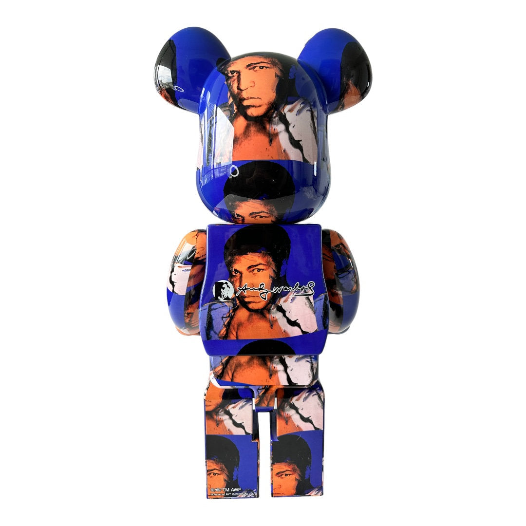 Bearbrick 1000% Andy Warhol Muhammad Ali