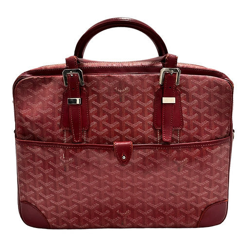 Goyard Ambassade Coated Canvas MM Briefcase