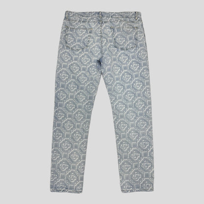 Casablanca Monogram Straight Leg Jeans