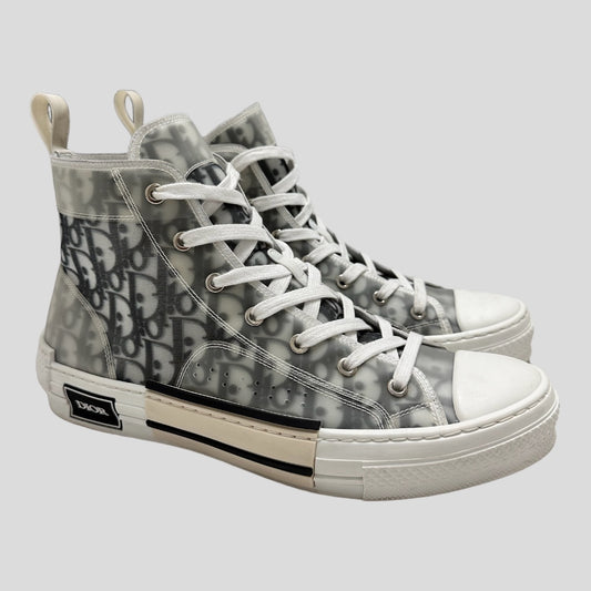 Dior B23 High Top Logo Oblique Sneakers