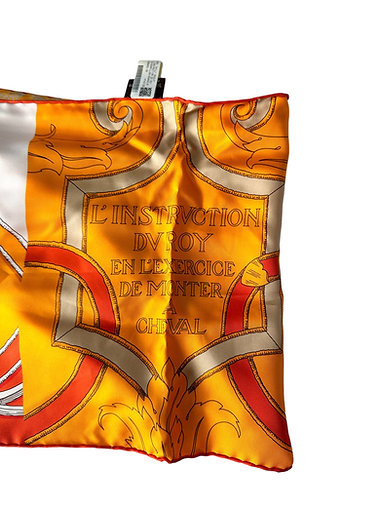 Hermes L'instruction Du Roy Bayadere Silk Muffler