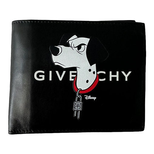 Givenchy X Disney Logo Leather Bifold Wallet