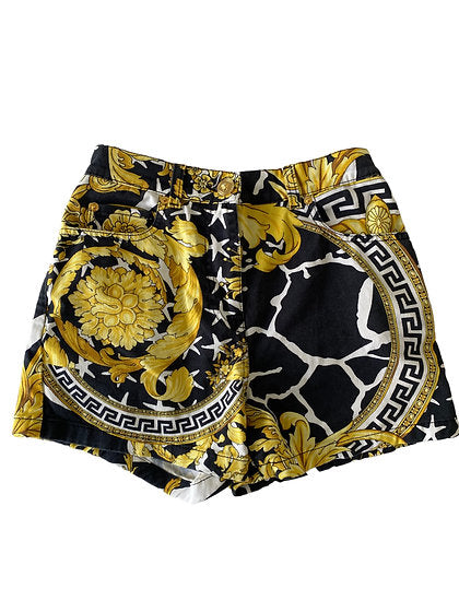 Versace Baroque Print Logo Shorts