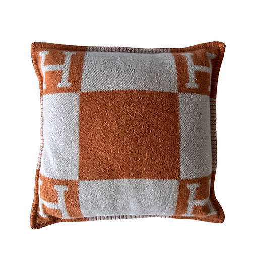 Hermes Orange Avalon Pillow Small