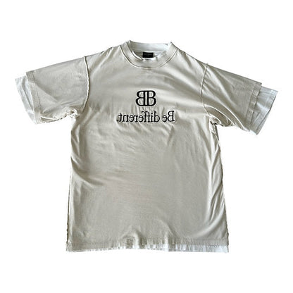 Balenciaga Be Different Long Layered T-shirt