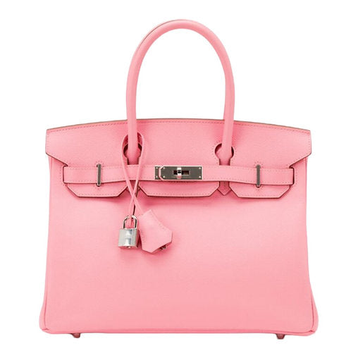 Hermes Rose Confetti Epsom Birkin 30 Palladium Hardware