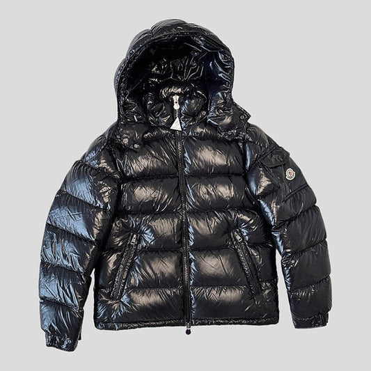 Moncler Maya Lacquered Nylon Down Jacket