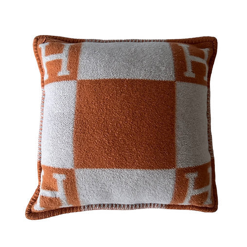 Hermes Orange Avalon Pillow Small