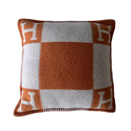 Hermes Orange Avalon Pillow Small