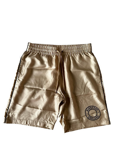 Burberry Silk Logo Shorts