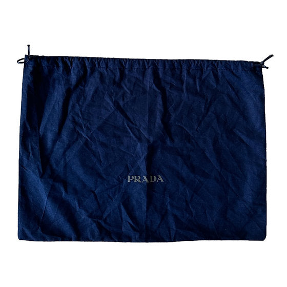 Prada Logo Denim Bucket Hat