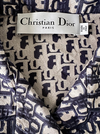 Dior Chez Moi Oblique Silk Twill Shirt