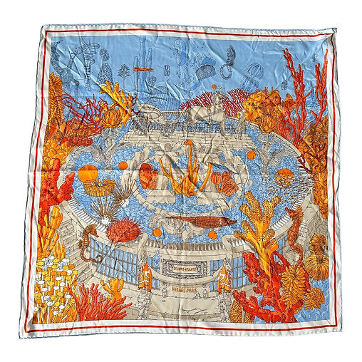 Hermes Le Jardin De La Maharani Shawl