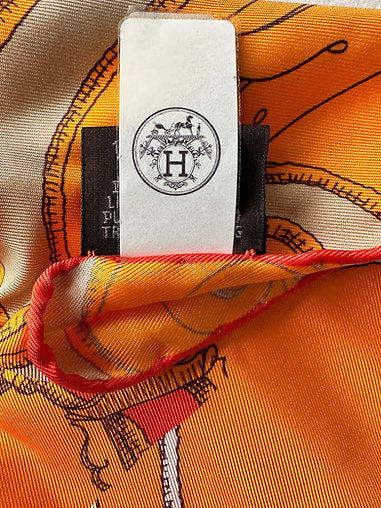 Hermes L'instruction Du Roy Bayadere Silk Muffler