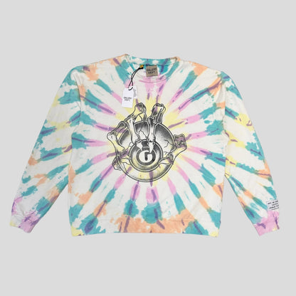 Gallery Dept Big G-Ball Crewneck Tie-Dye Sweatshirt