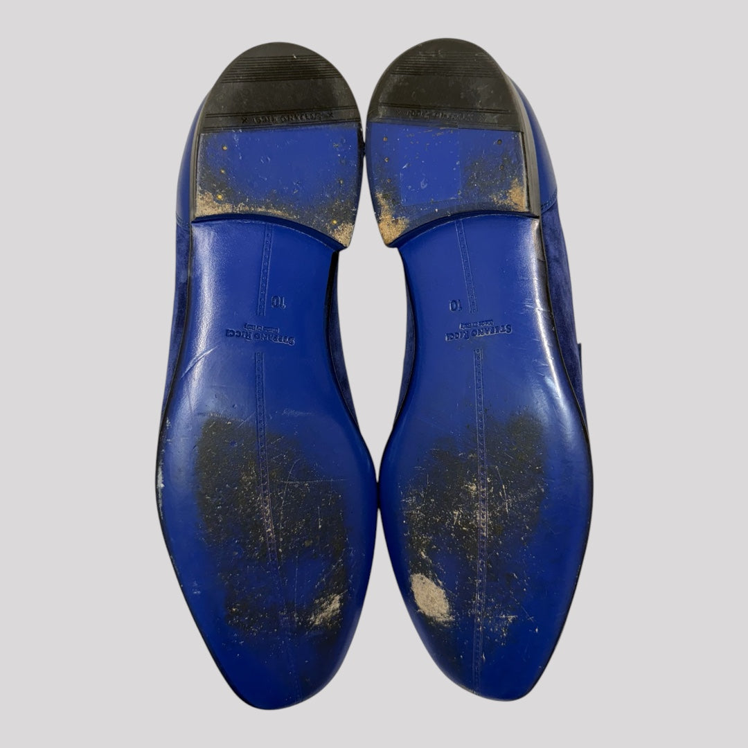 Stefano Ricci Suede Eagle Shoes